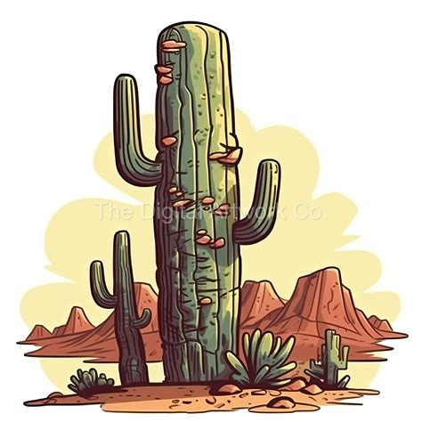 desert cactus clip art.